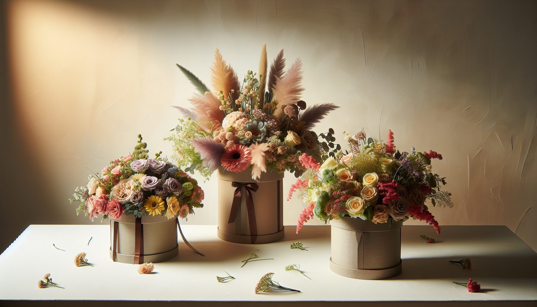 Откуда вообще взялись букеты в шляпных коробках