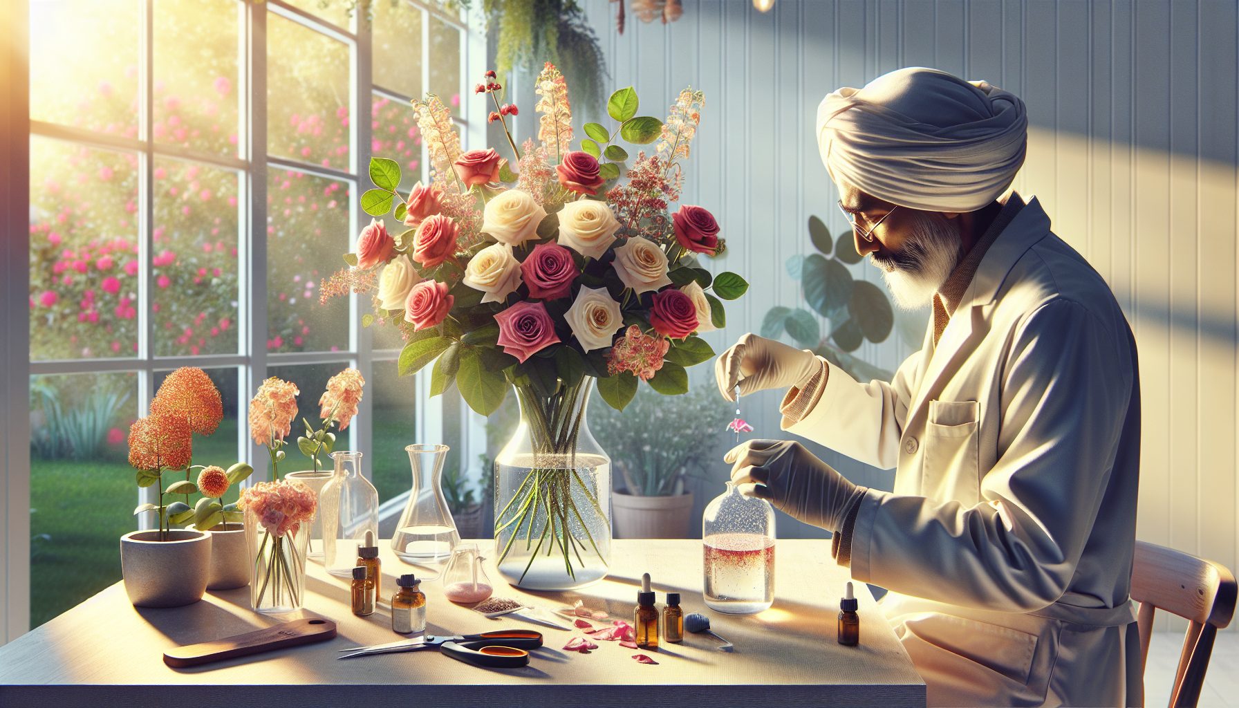 Уход за готовым букетом