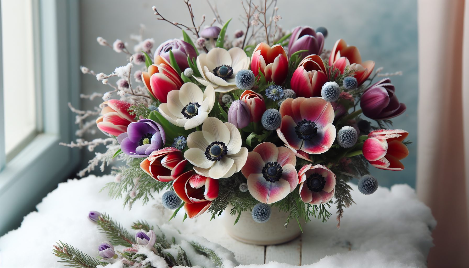 Почему зимние букеты — это не оксюморон