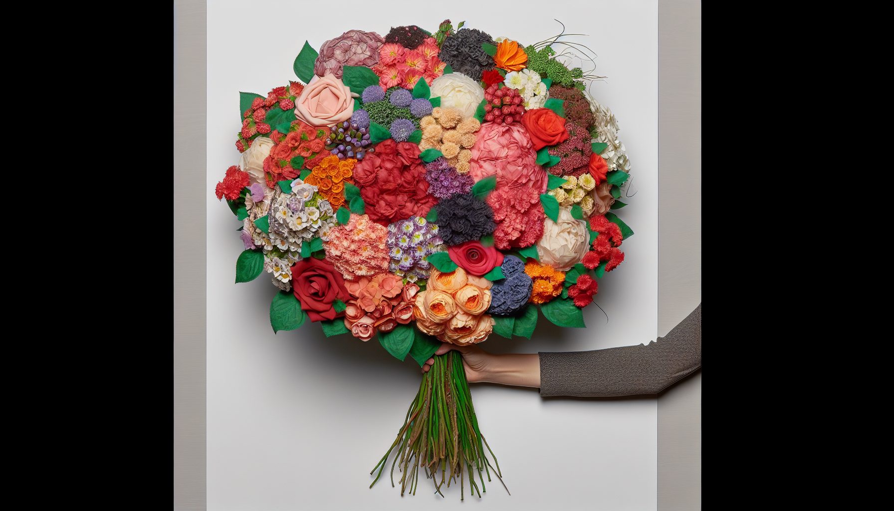 Отсутствие внимания к форме букета