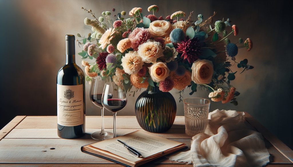 Цветы и вино: чек-лист перед мероприятием