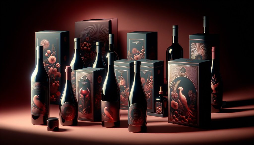 Модные упаковки: винные акценты — драматично и стильно