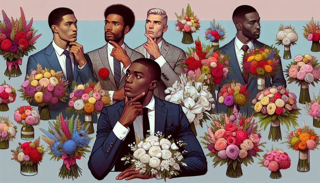 Премиальные букеты: цвет для мужчины — как выбрать