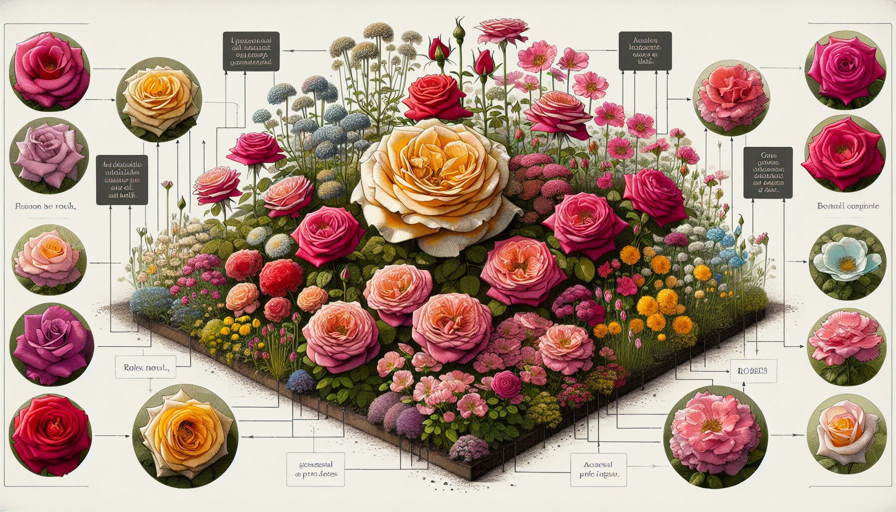 Структура клумбы и соседство с другими растениями