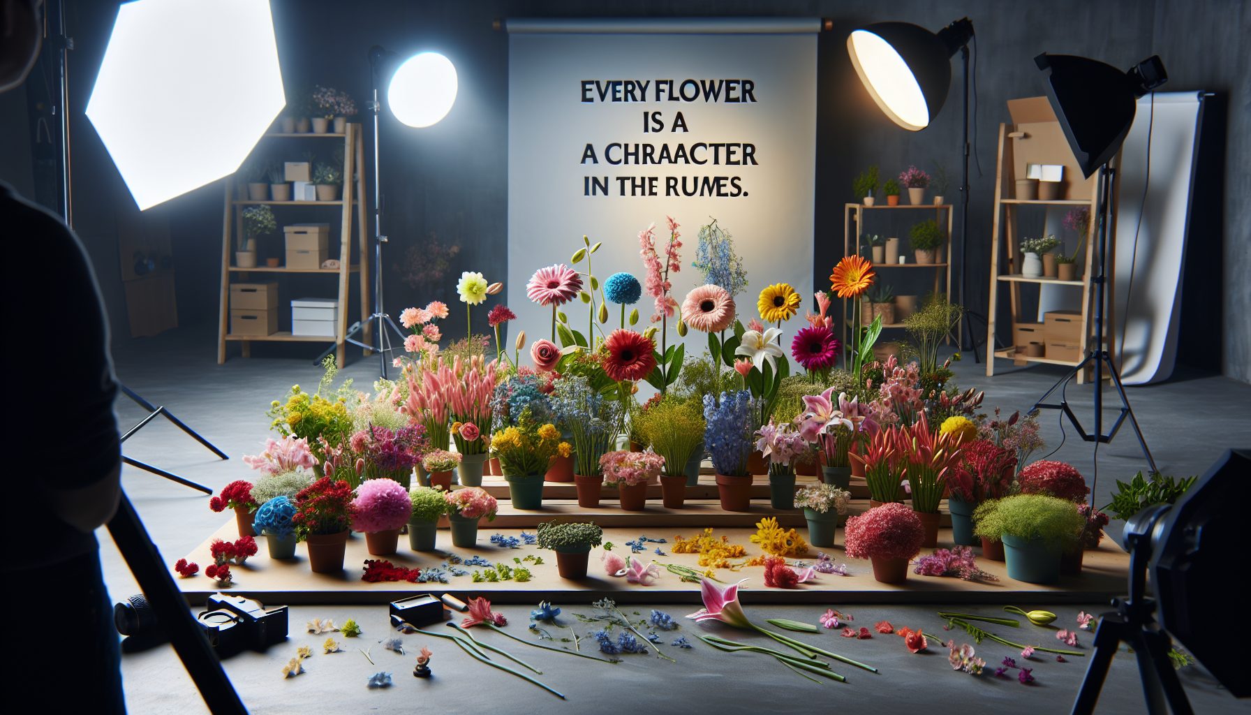 Каждый цветок — персонаж кадра