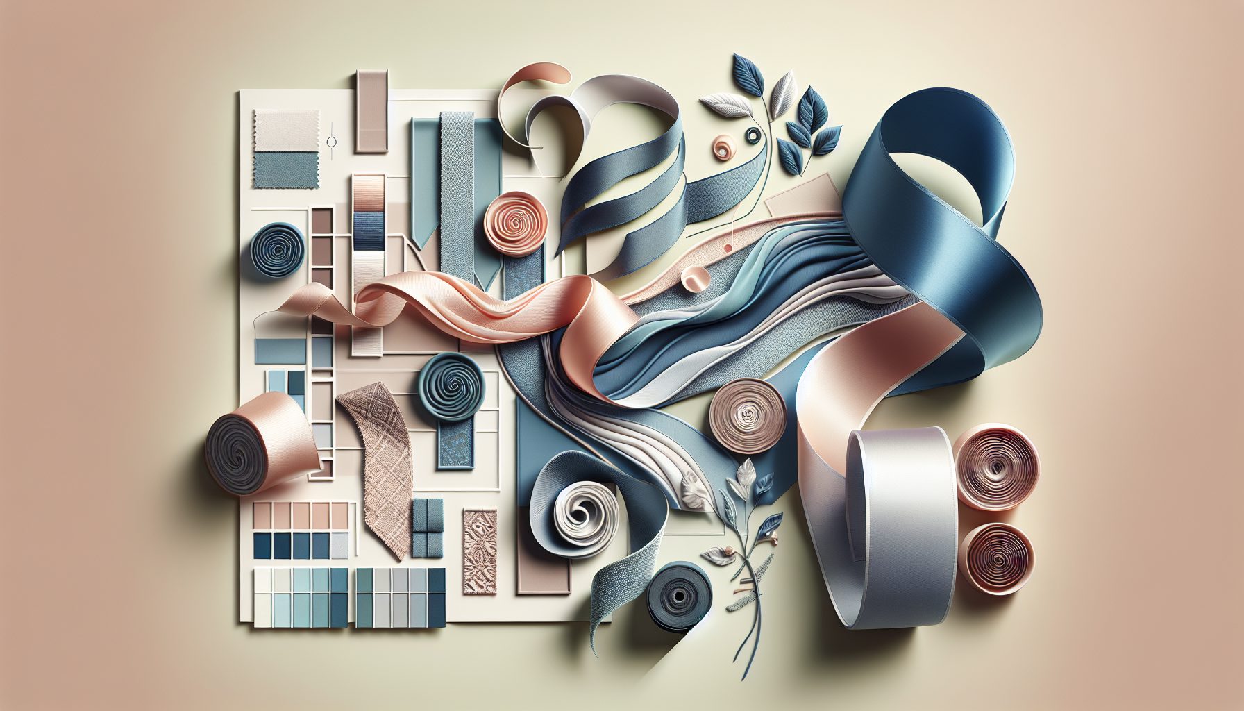 Шёлковые ленты в современном стиле и как я к ним пришёл