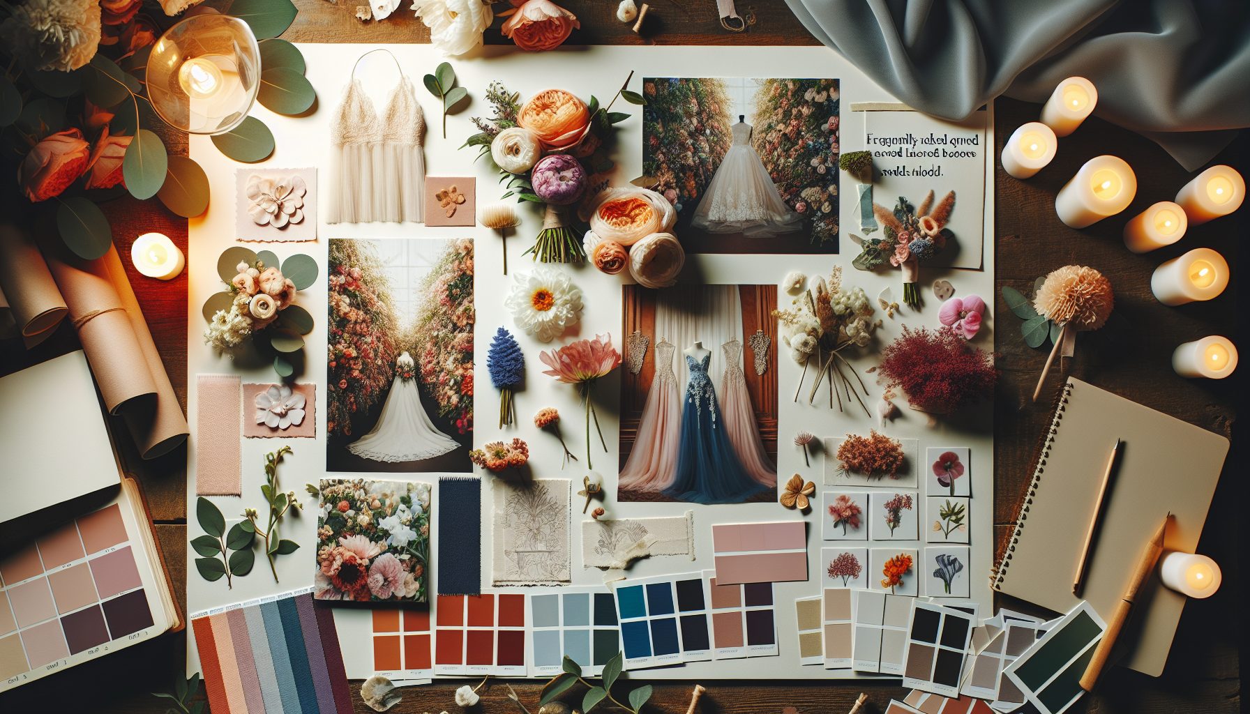 Часто задаваемые вопросы о свадебных мудбордах