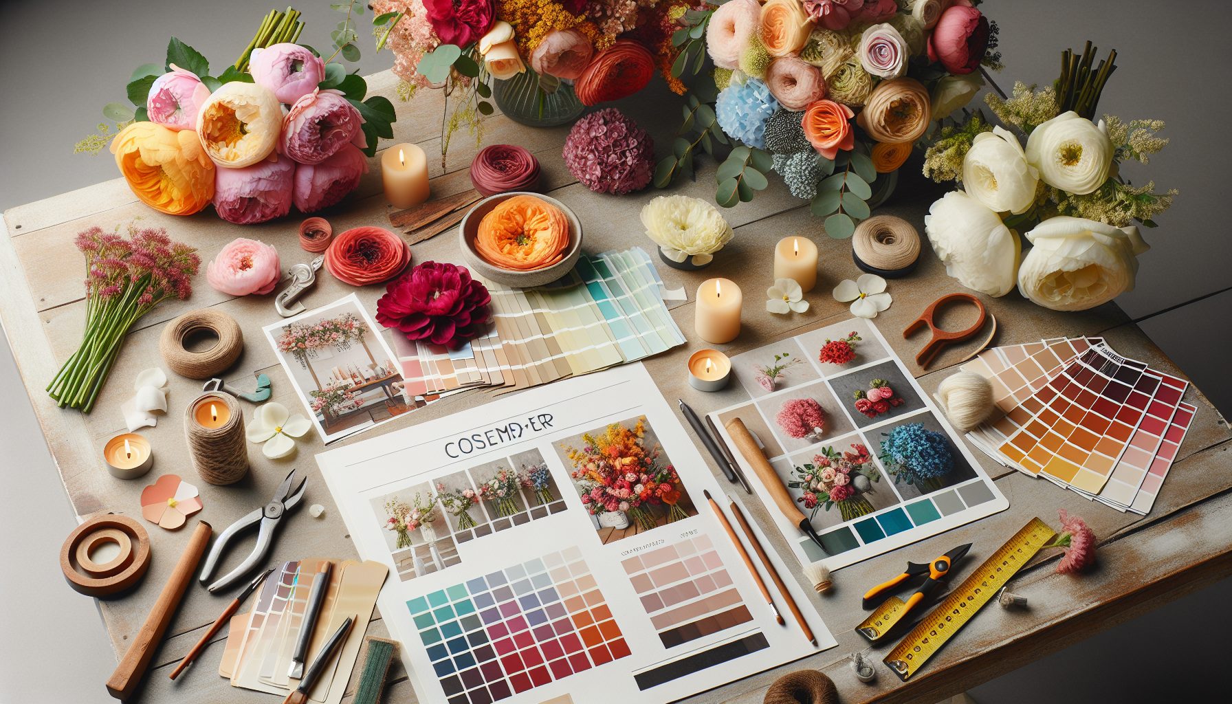 Цвет, фактура и размер — ключевые ориентиры для флориста