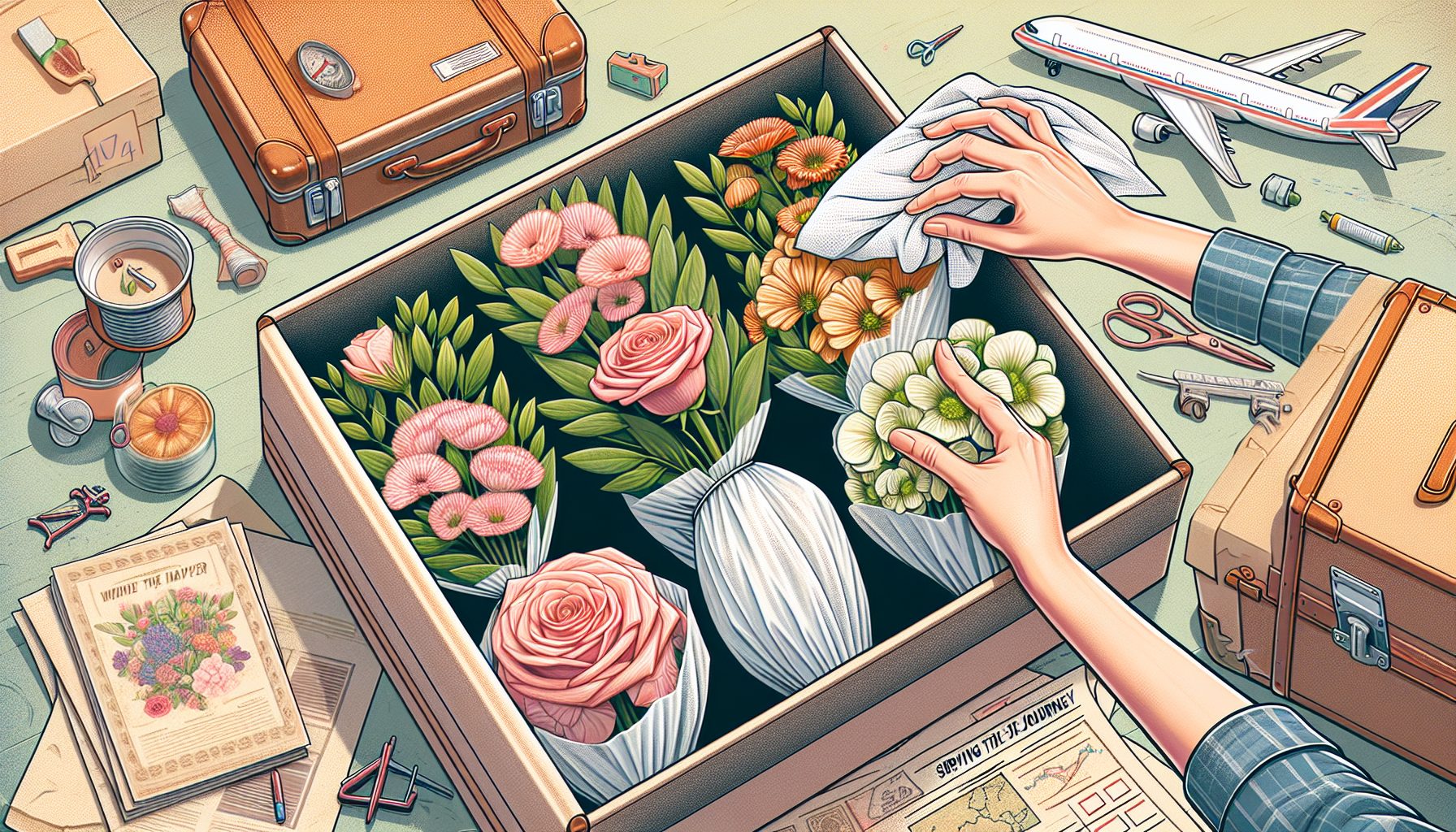 Как подготовить цветы к поездке, чтобы они не опали на полпути