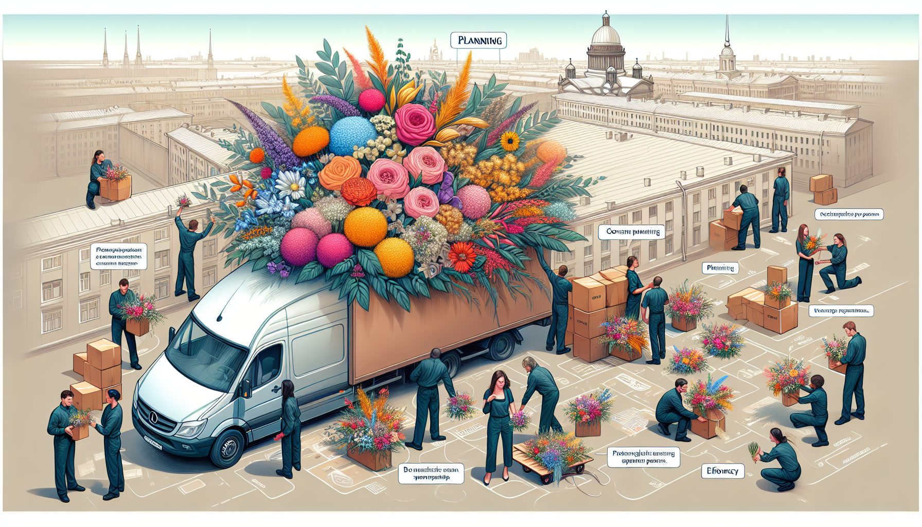 Как организовать логистику для крупных мероприятий