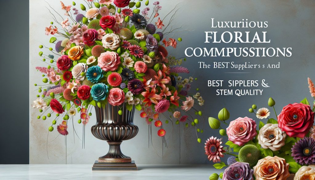 Роскошные цветочные композиции: лучшие поставщики и качество стебля