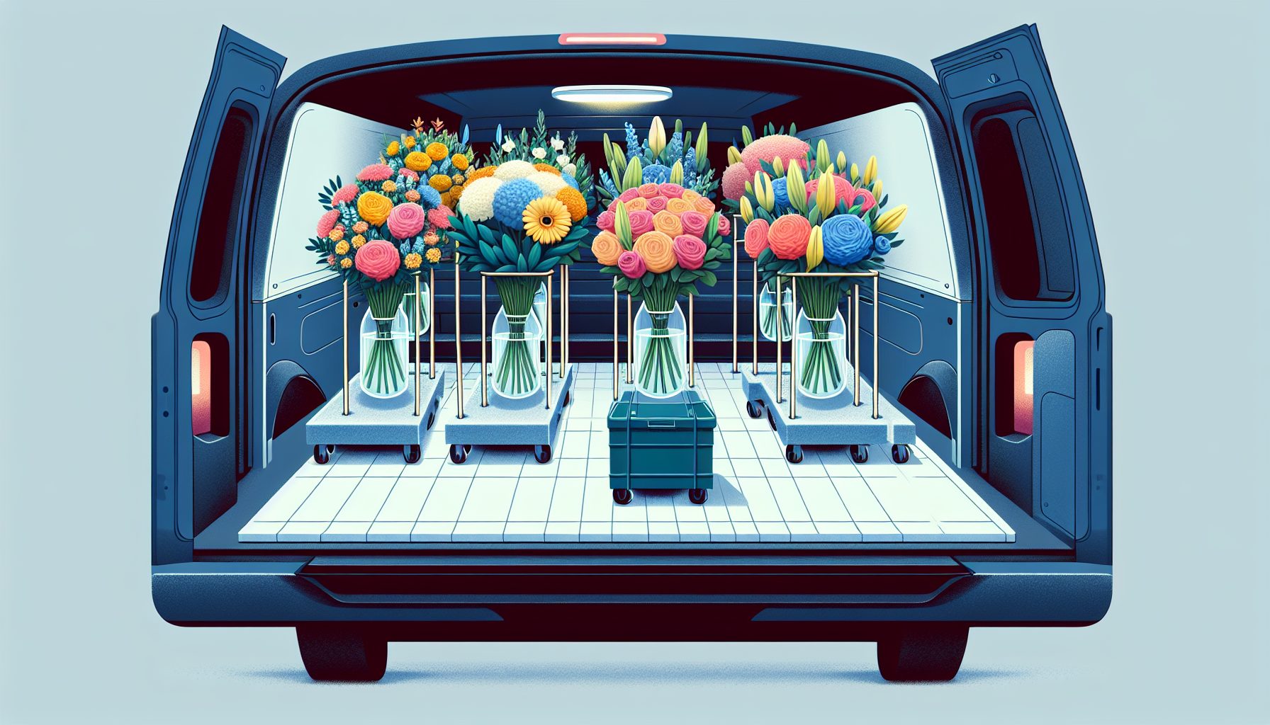 Как закрепить букеты, чтобы не случилась катастрофа на повороте