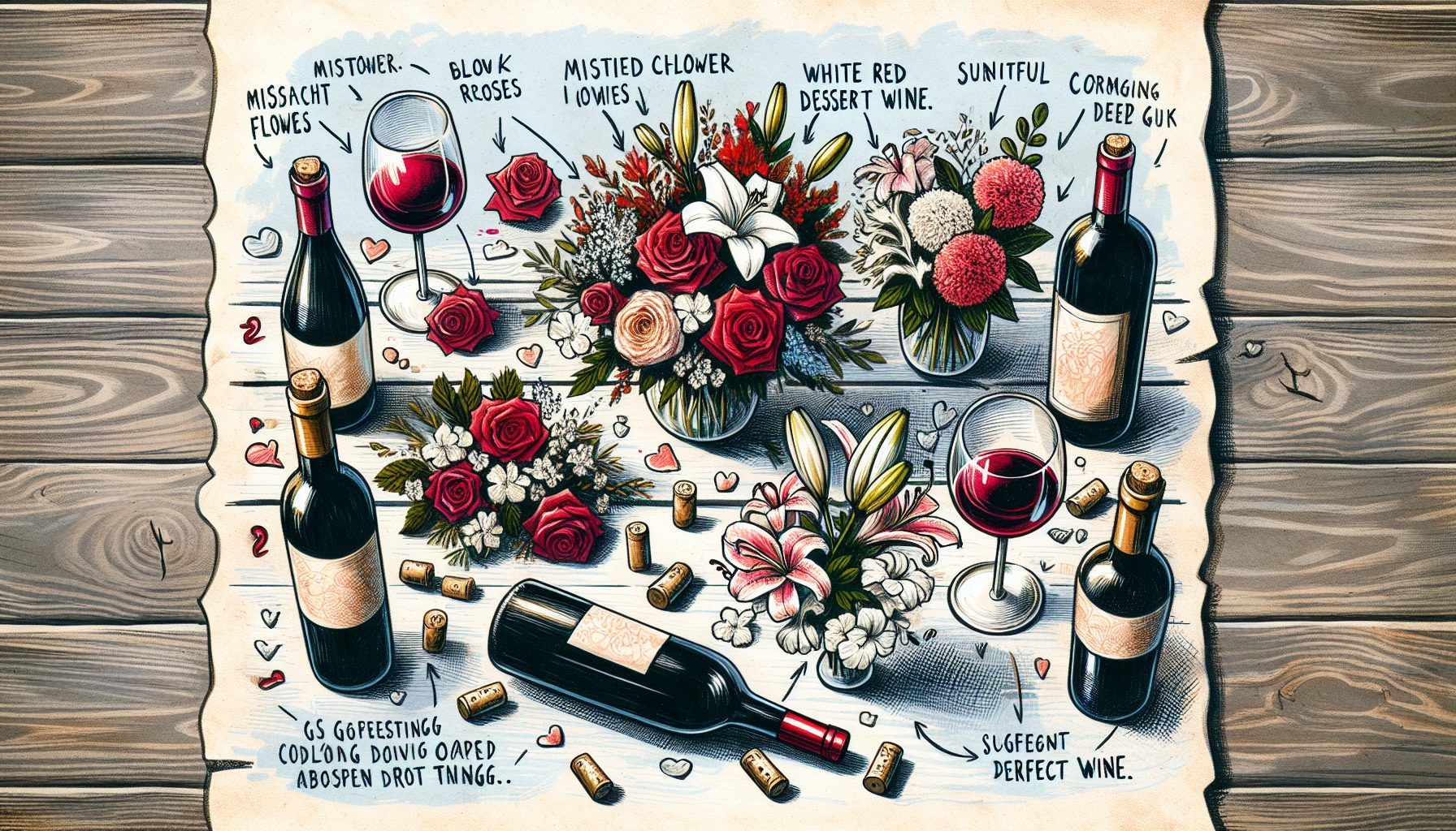 Типичные ошибки при выборе «цветов и вина»