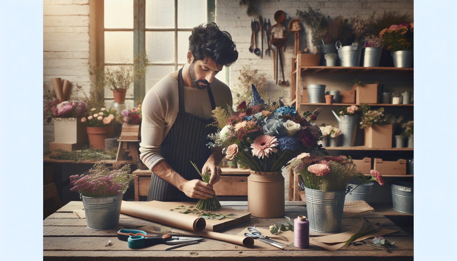 Как создается букет с характером
