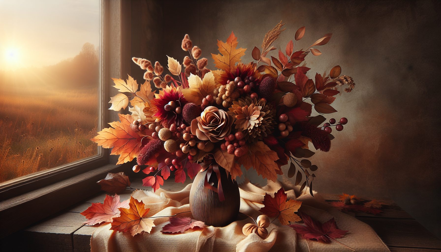 Осенний настрой и характер цвета