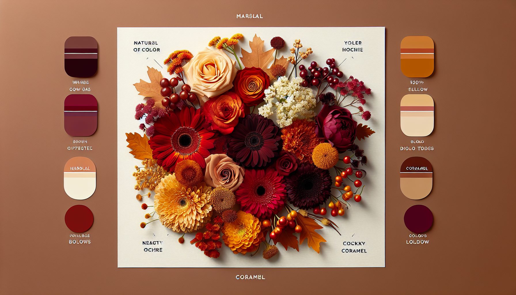 Как подобрать цветы, чтобы оттенки зазвучали естественно