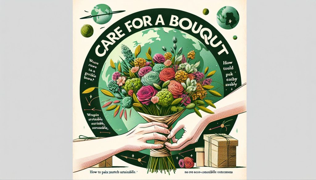 Уход за букетом: как упаковывать экологично