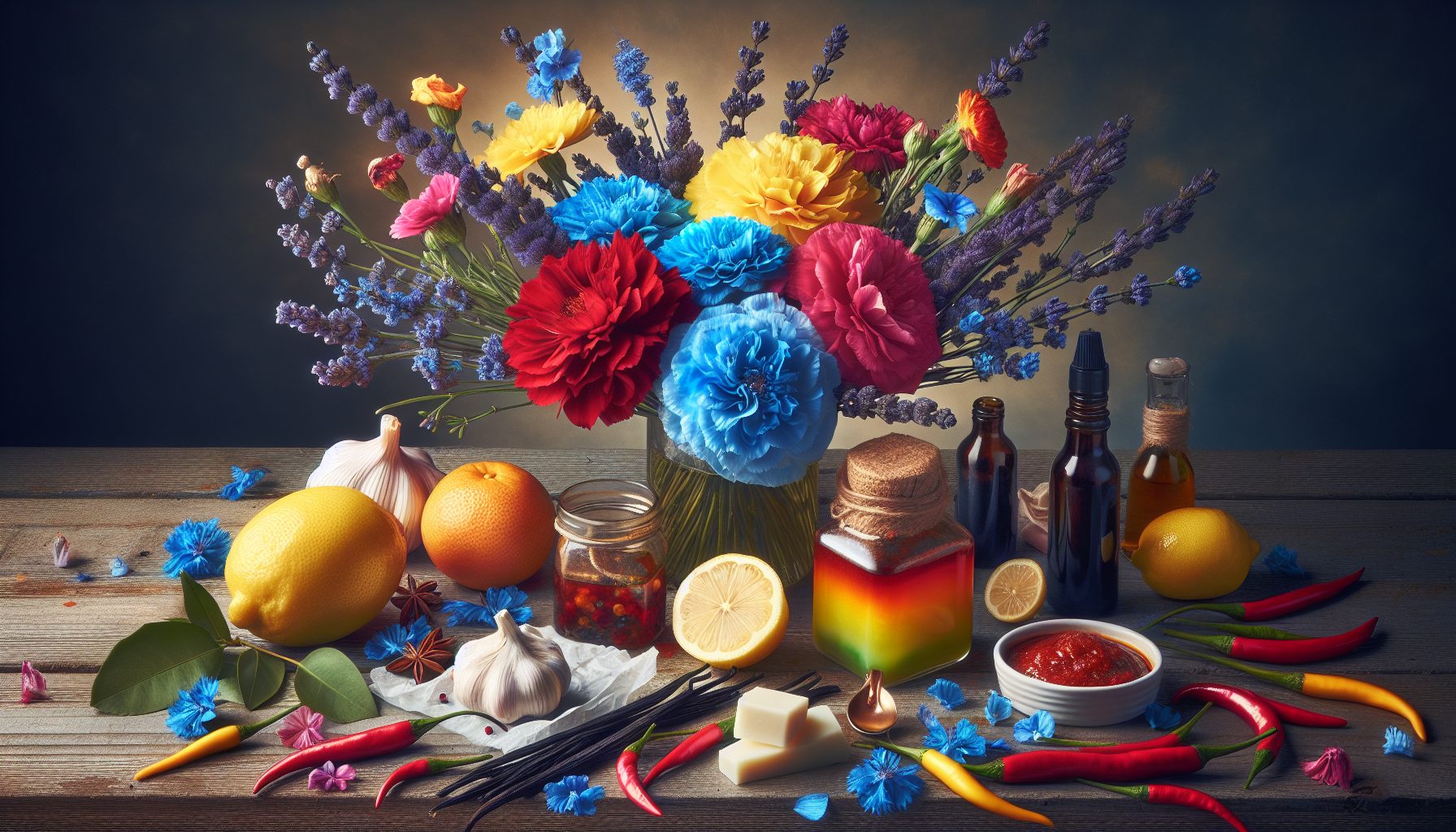 Ошибка № 2. Несовместимость цветов и ароматов