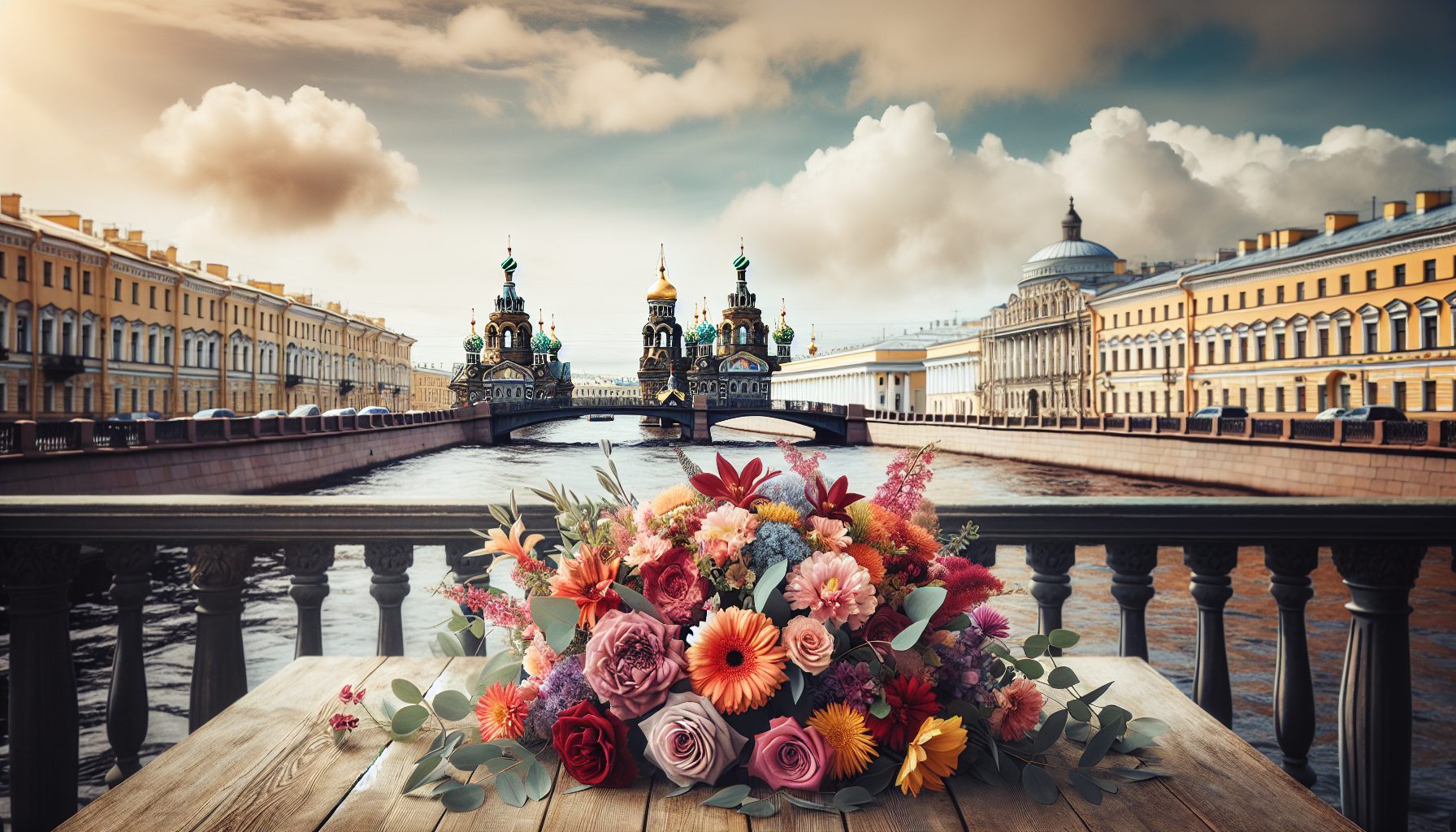 Петербург как идеальная сцена для цветочной фотографии