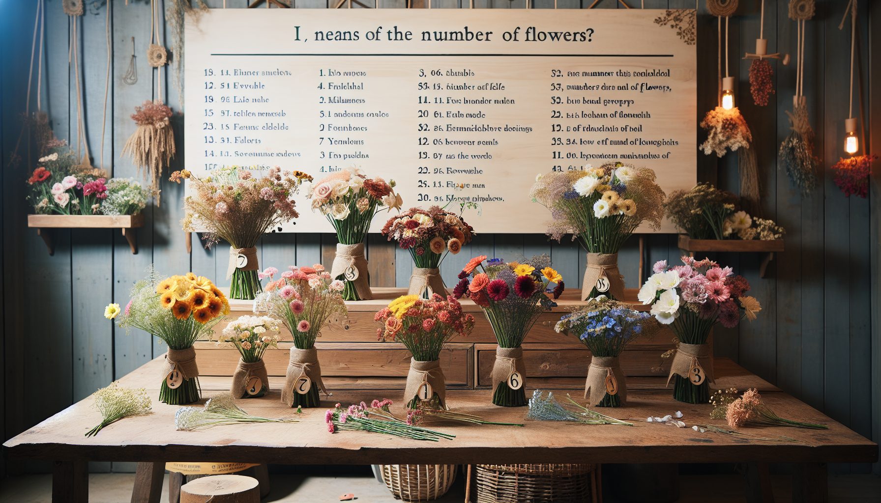 Что значит конкретное количество цветов