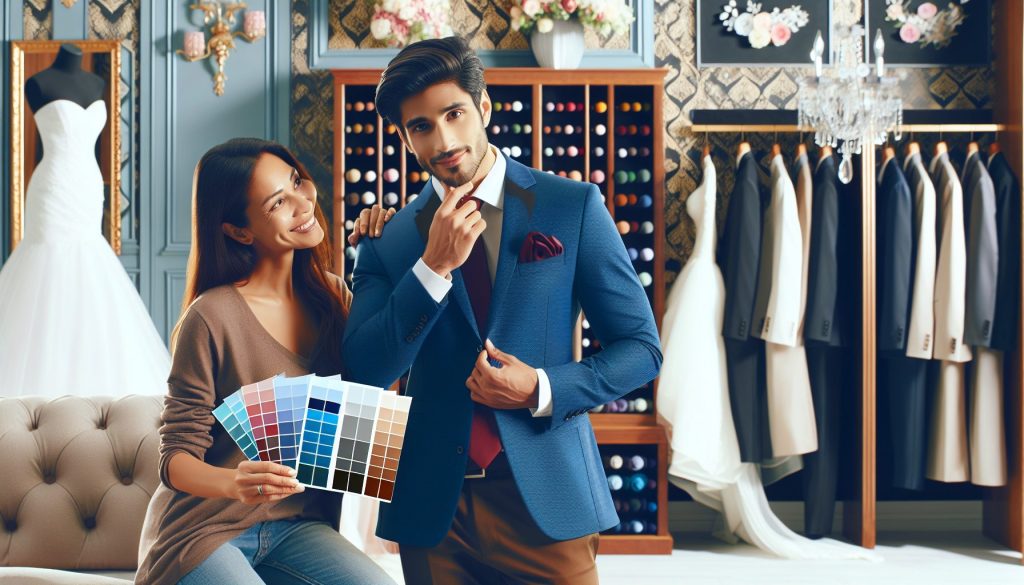 Кейсы свадебного декора: цвет для мужчины — как выбрать