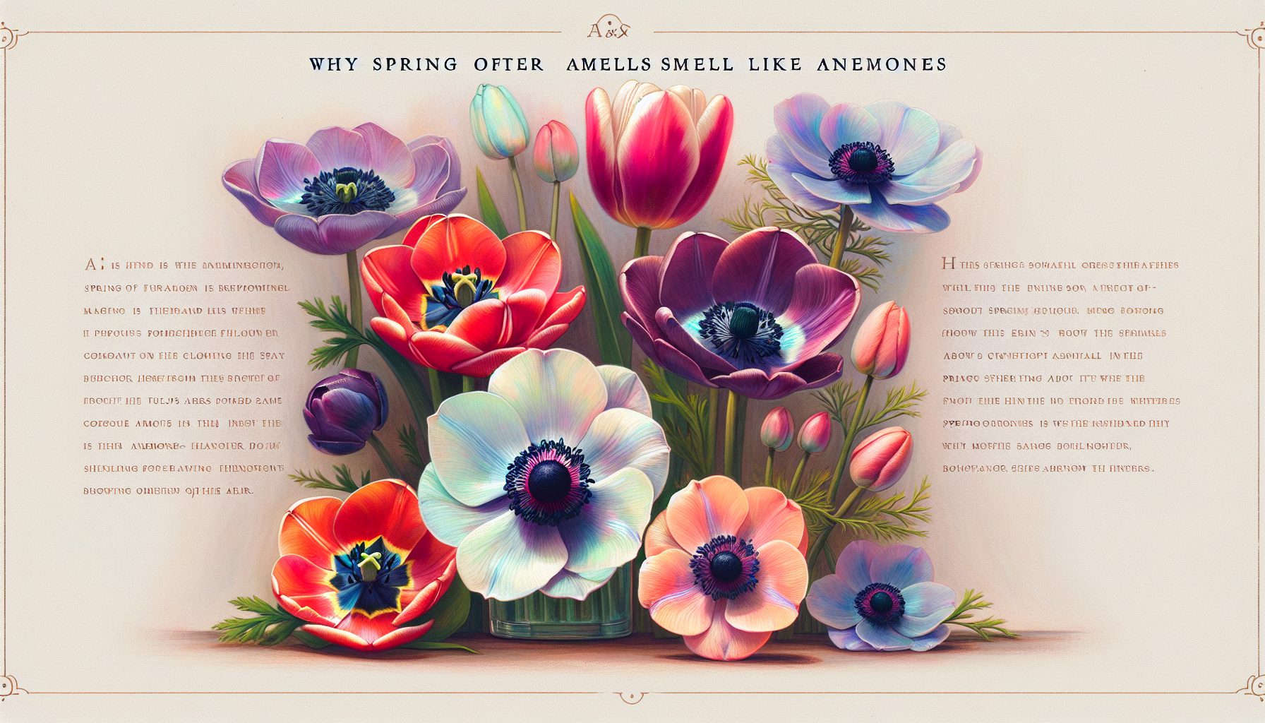 Почему весна пахнет тюльпанами и анемонами