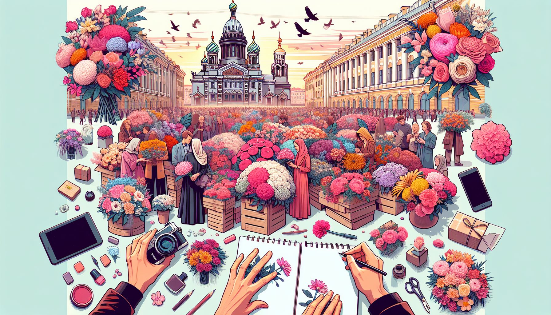 Почему Петербург так любит цветы