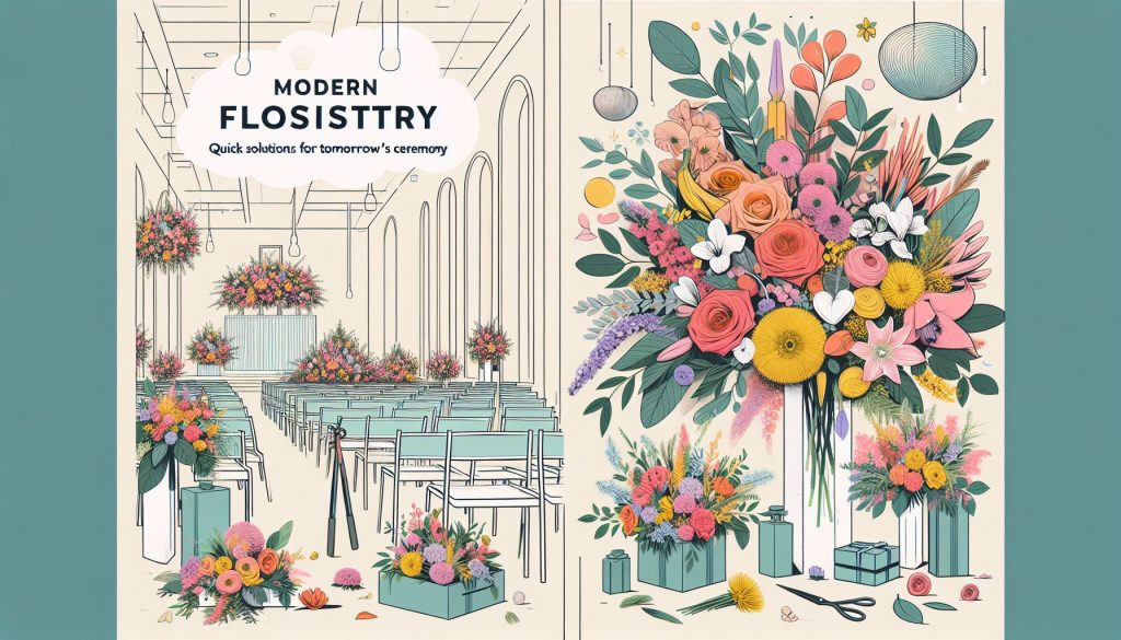 Современная флористика: быстрые решения к завтрашней церемонии