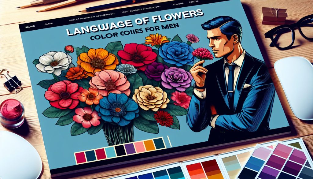 Язык цветов: цвет для мужчины — как выбрать