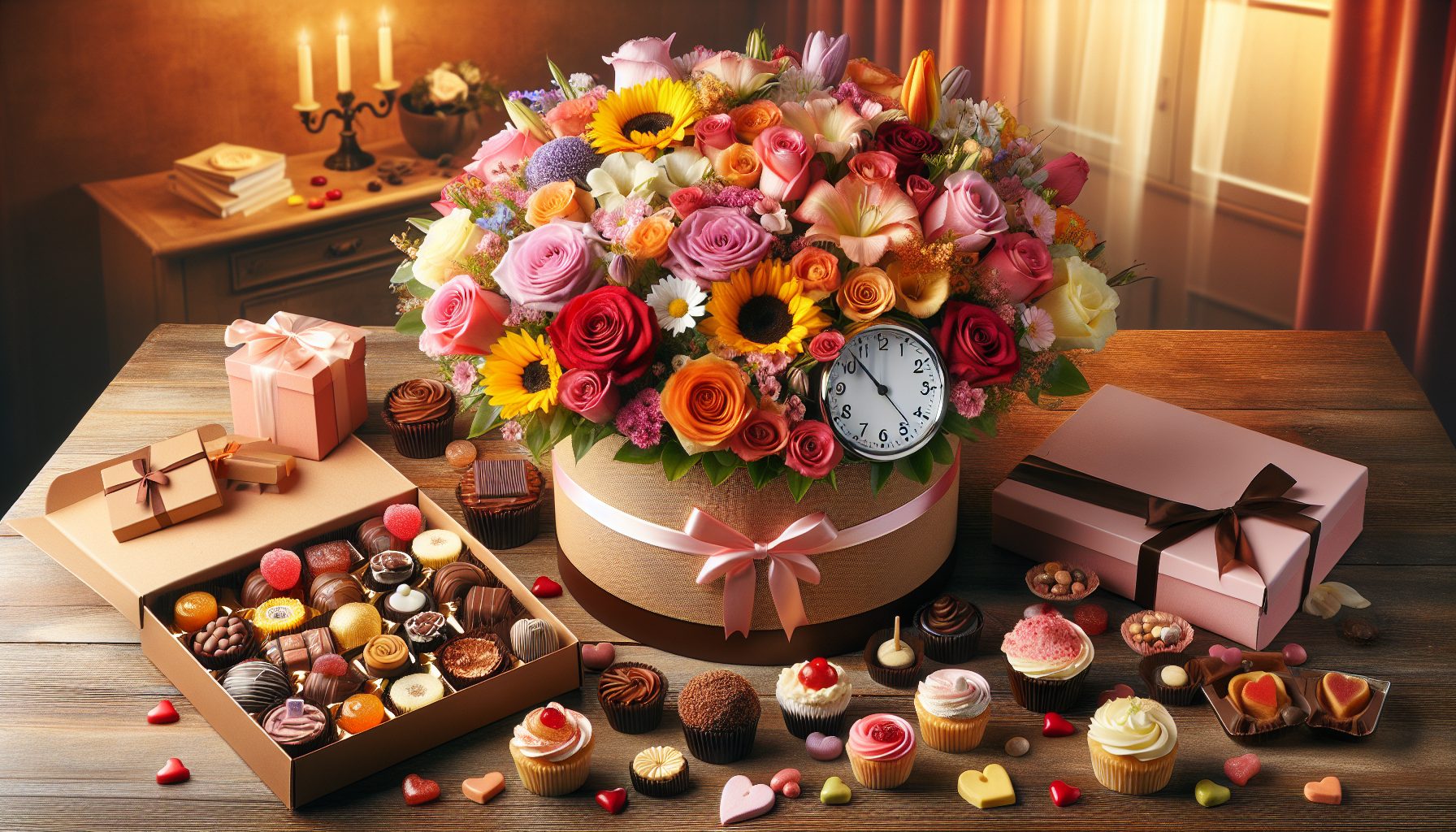 Почему цветы и сладости — идеальный дуэт для экспресса