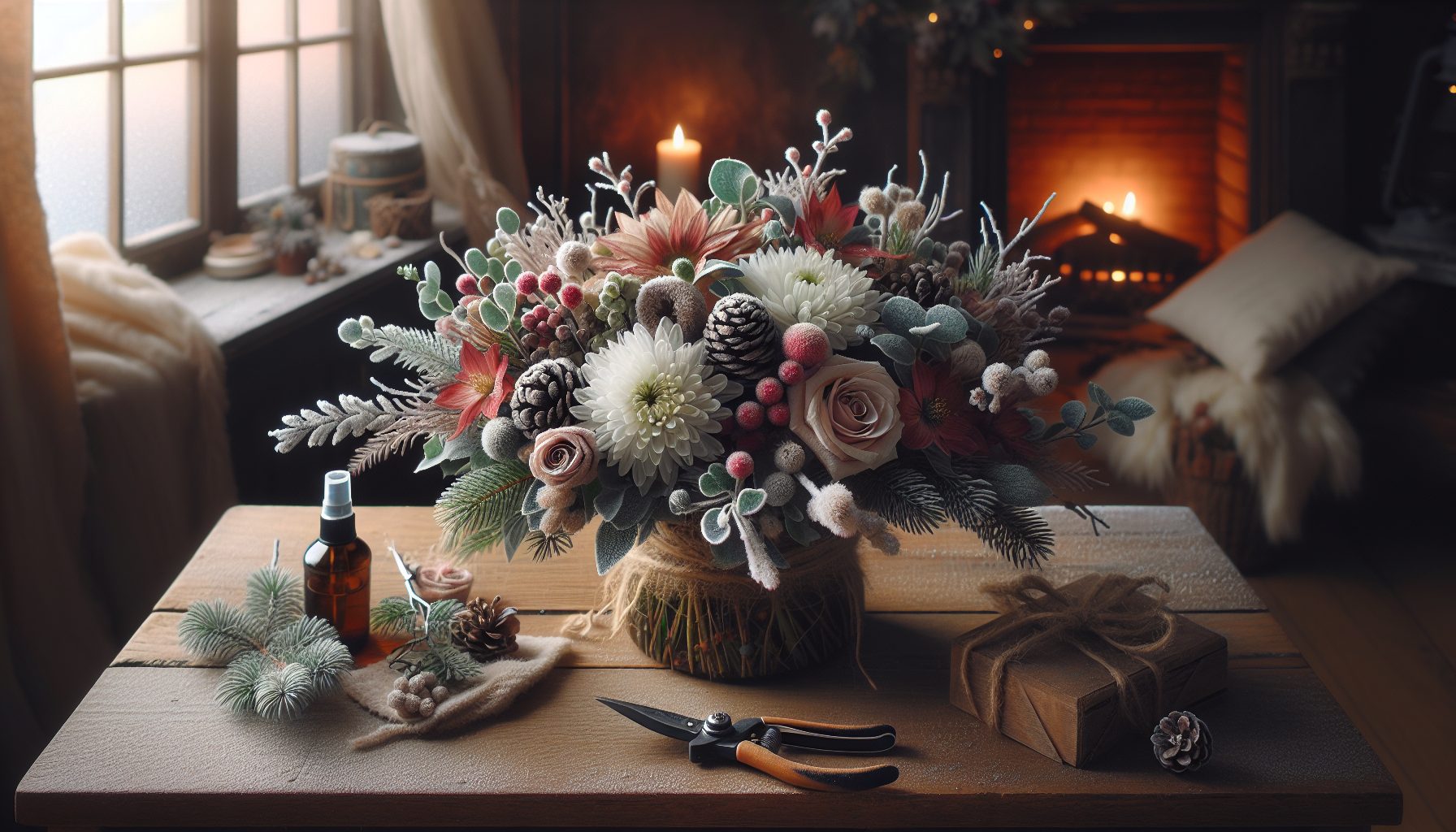 Как продлить жизнь зимнему букету