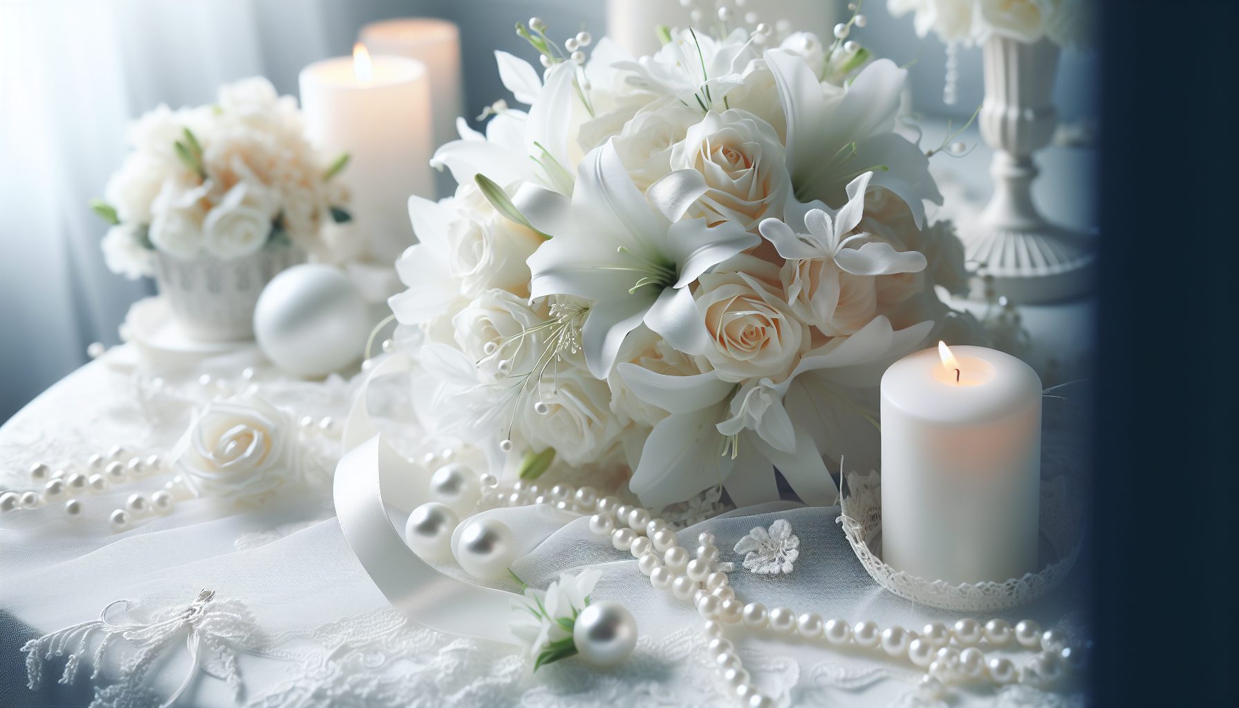 Белая палитра и стиль свадьбы