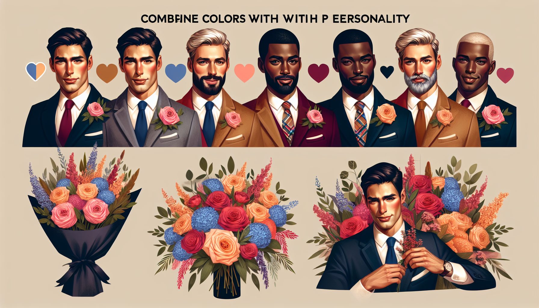 Как сочетать цветы с личностью