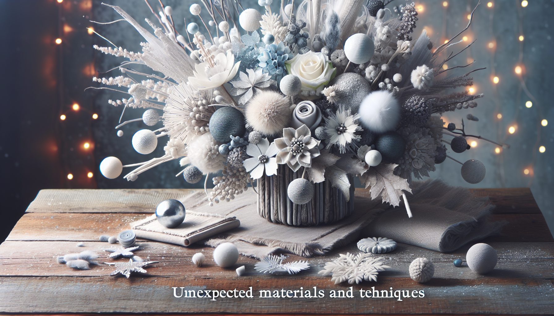 Неожиданные материалы и техники