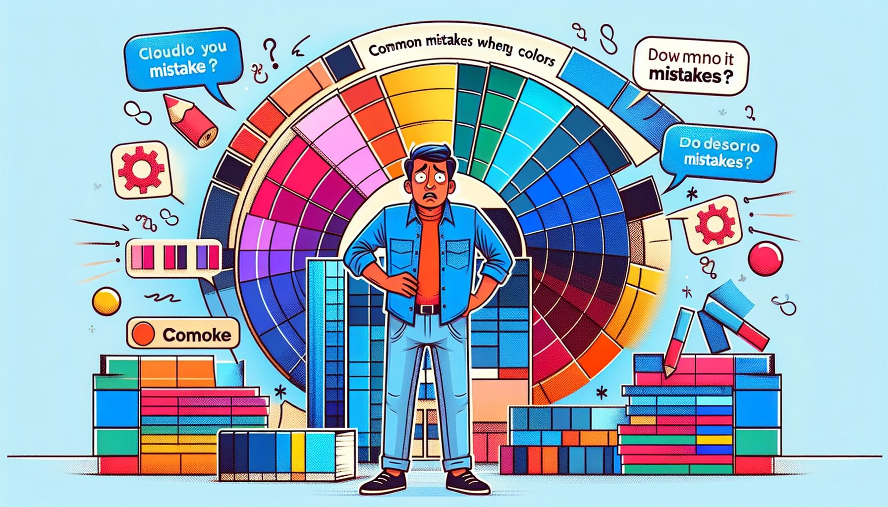 Типичные ошибки при выборе цвета