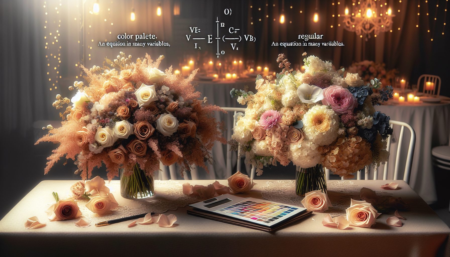 Цветовая палитра: уравнение со многими переменными