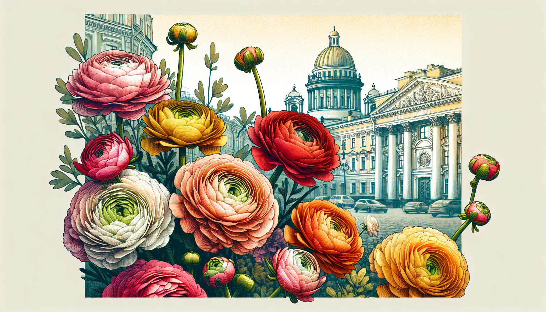 Почему Петербург любит ранункулюсы