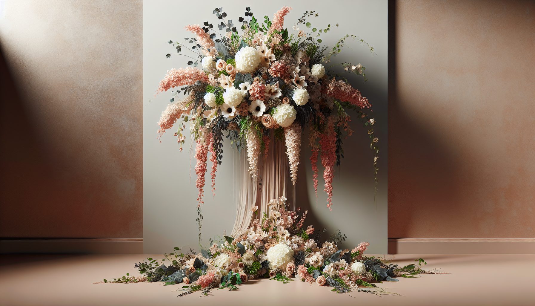 Каскадная форма: когда букет играет на публику