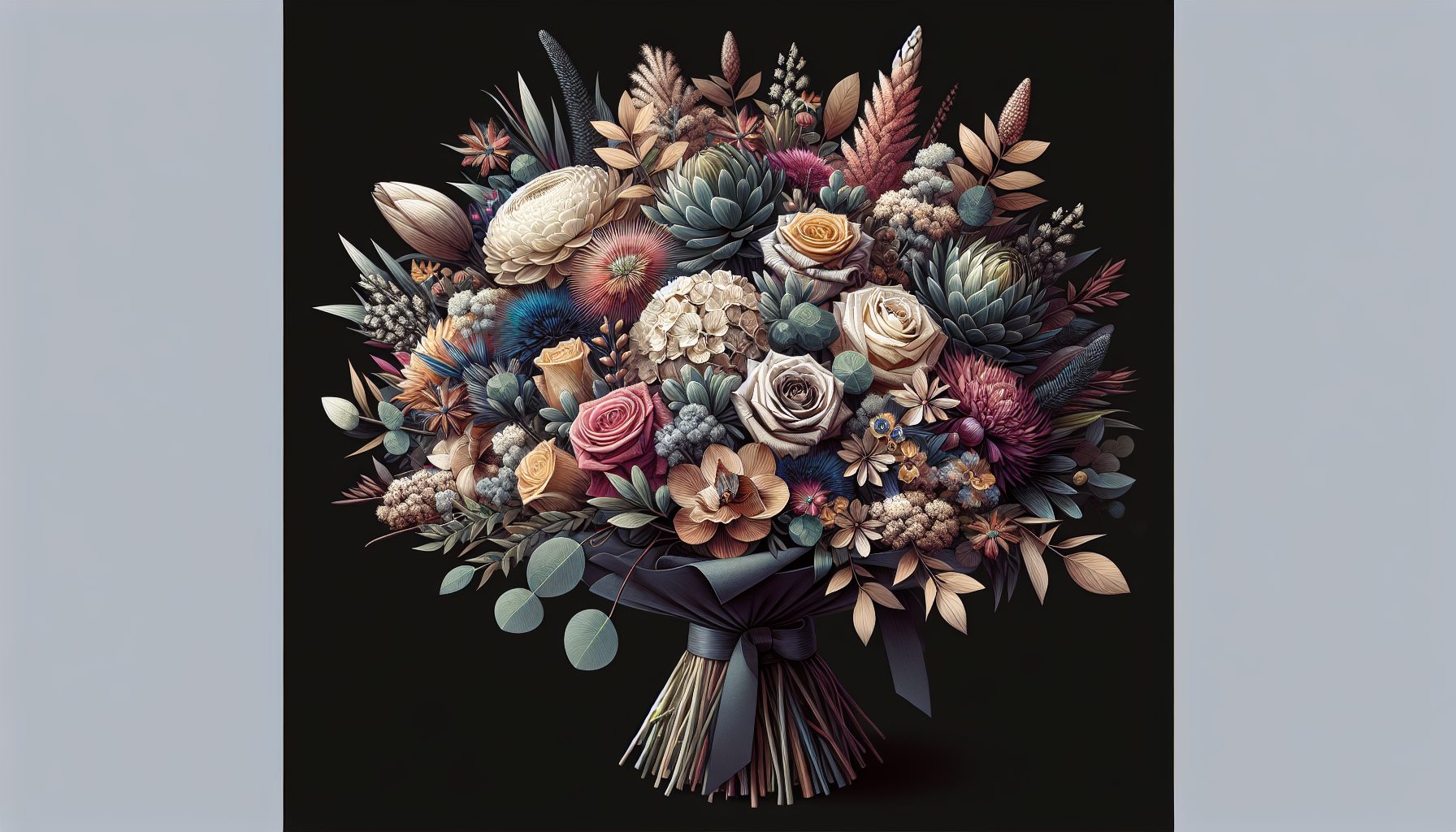 Форма и структура букета