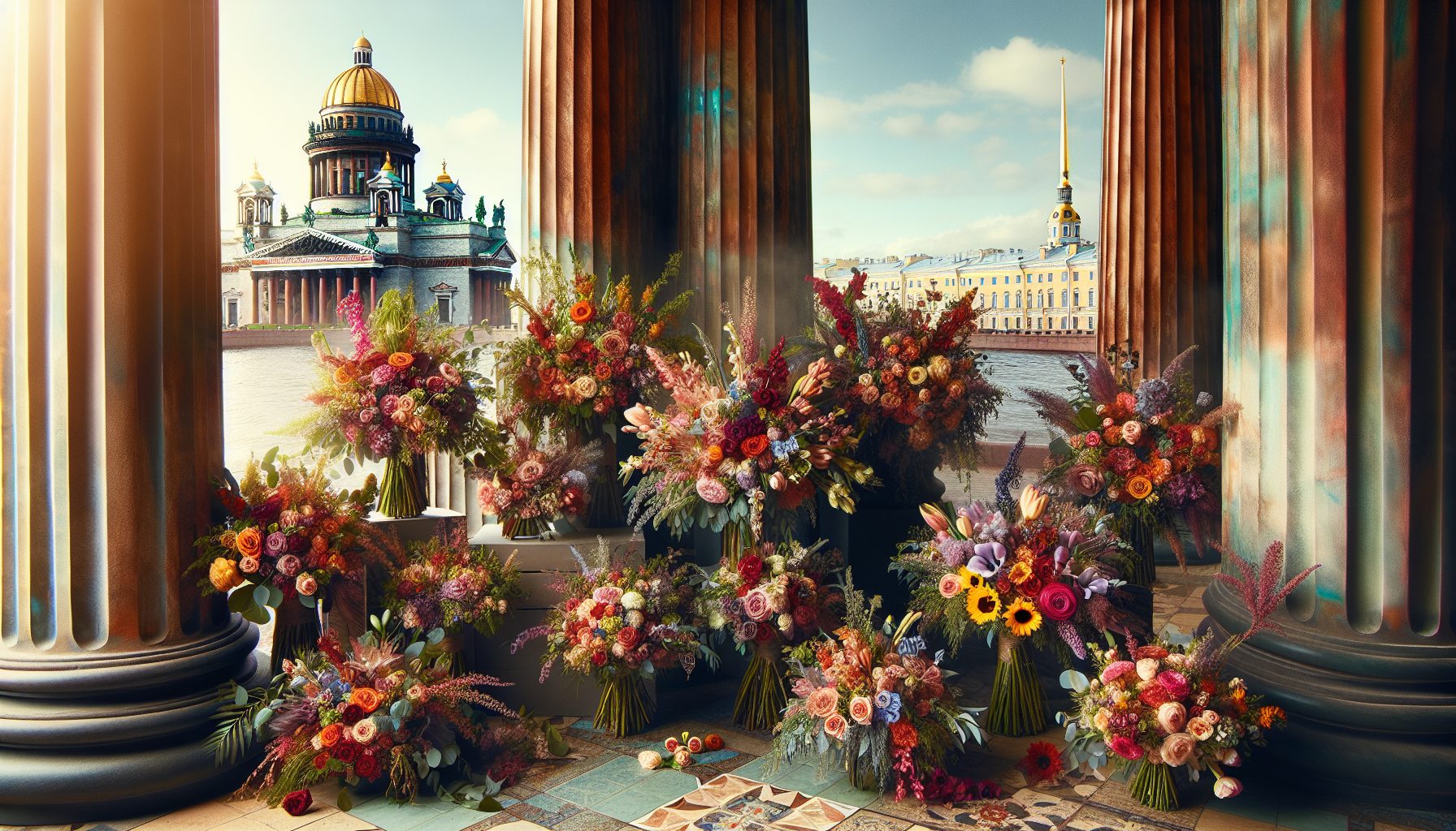 Яркие, экзотические и авторские букеты