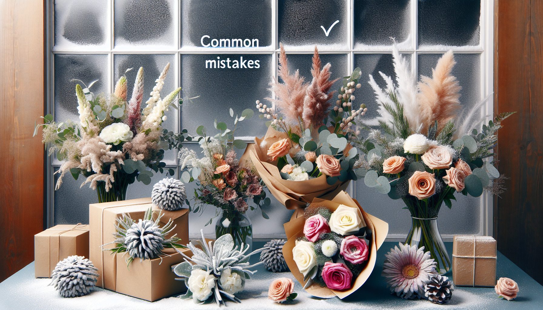 Распространенные ошибки при выборе зимнего букета
