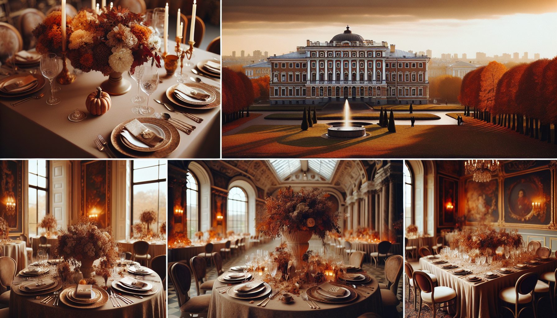 Место проведения: залы, особняки, открытые пространства