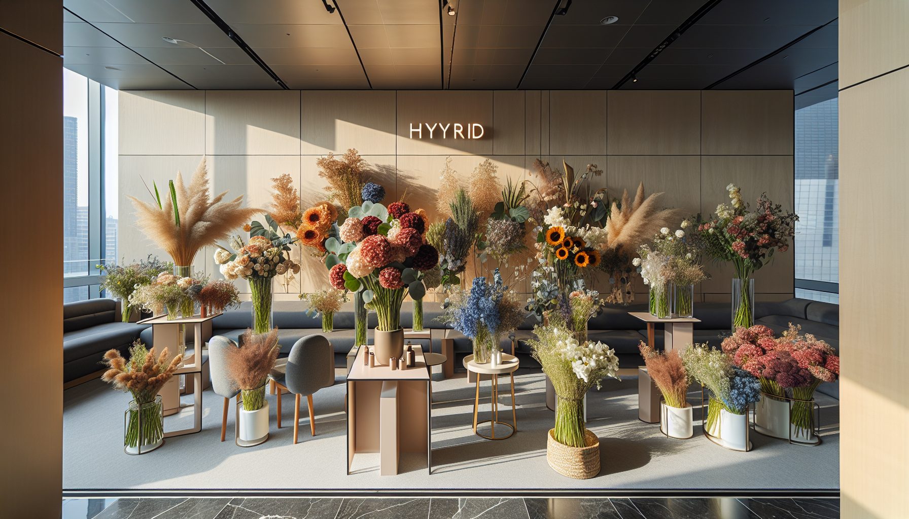Гибридная флористика в интерьере