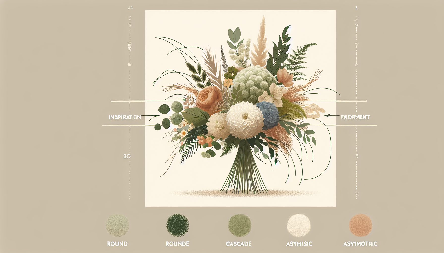Каскадный букет: движение, которое вдохновляет