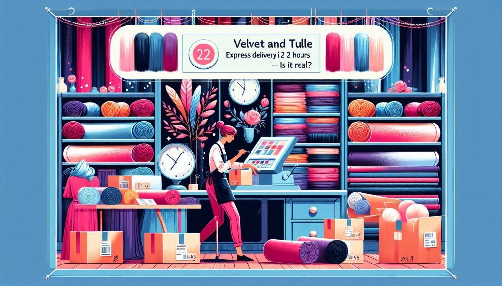 Бархат и тюль: экспресс-доставка за 2 часа — реально ли?