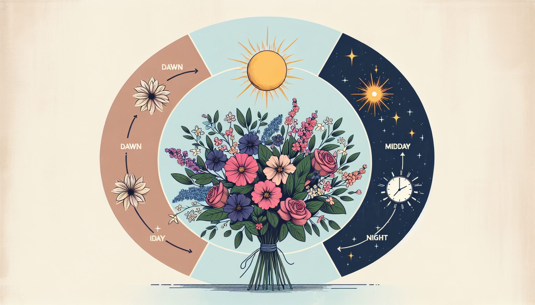 Можно ли использовать один букет для всего дня