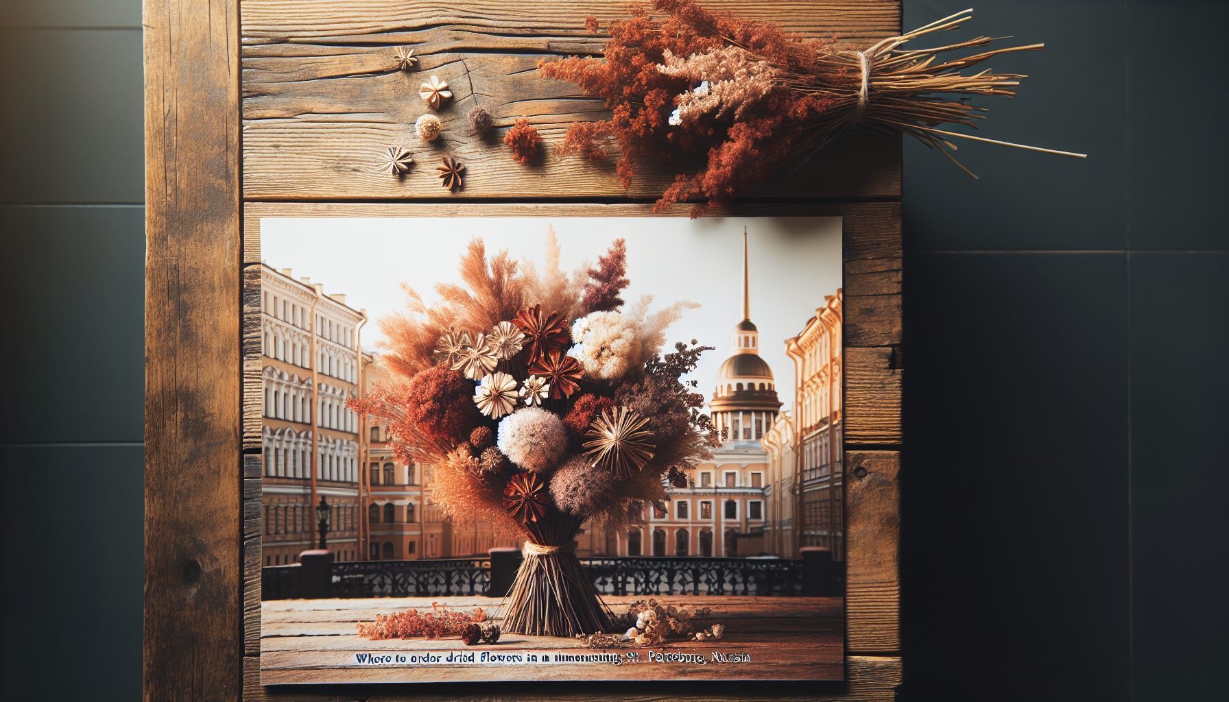 Где заказать сухоцветы в Петербурге