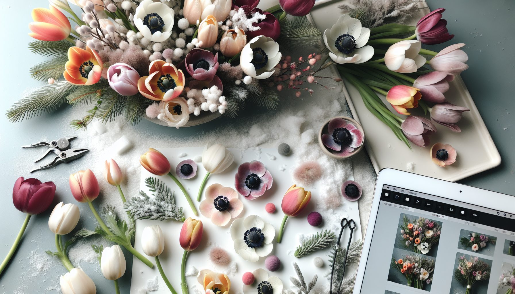 Композиции и сочетания оттенков