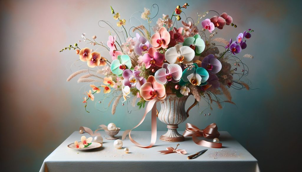 Орхидеи в букетах: идеи для особых случаев
