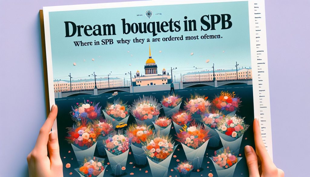 Букеты мечты в СПб: где в СПб чаще всего заказывают
